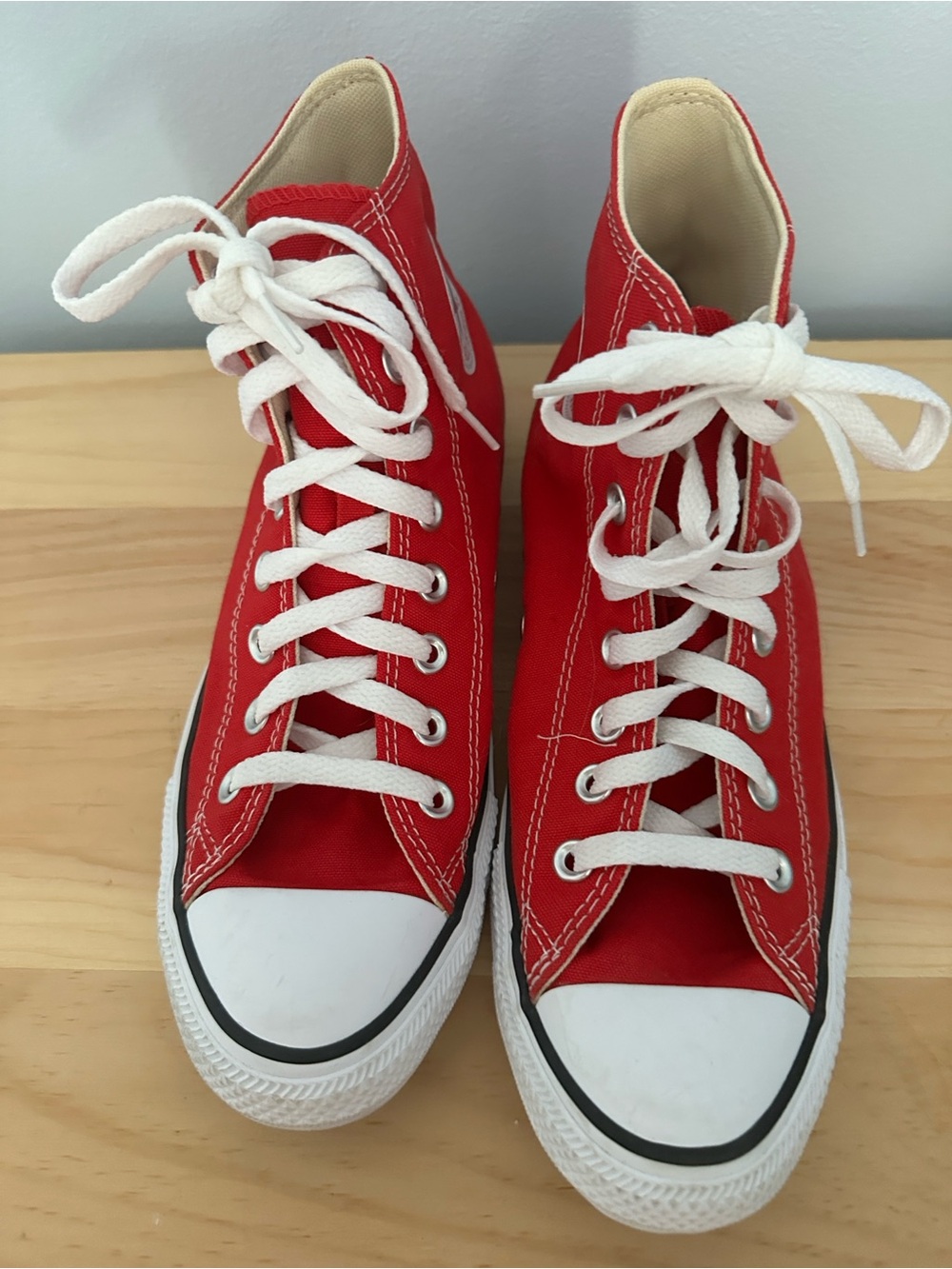 Converse Red High Top Canvas size m 7, w 9 - Picture 4 of 4